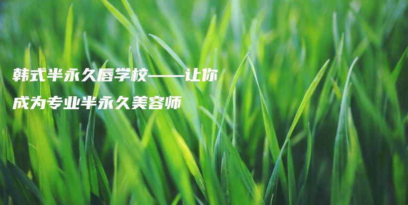 韩式半永久唇学校——让你成为专业半永久美容师插图