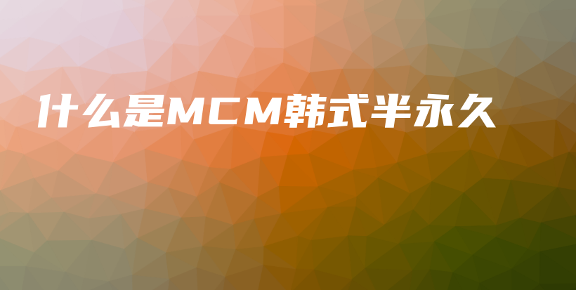 什么是MCM韩式半永久插图