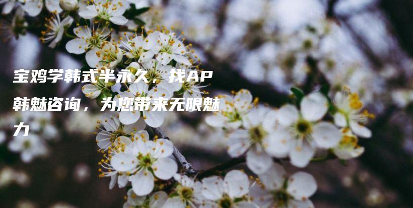 宝鸡学韩式半永久，找AP韩魅咨询，为您带来无限魅力插图