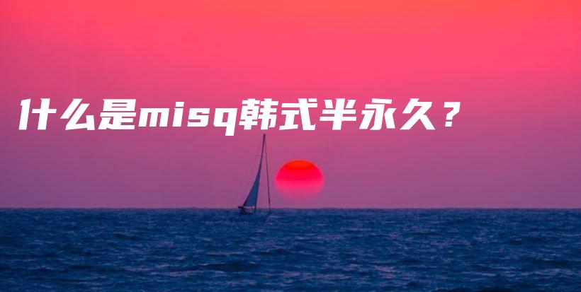 什么是misq韩式半永久？插图