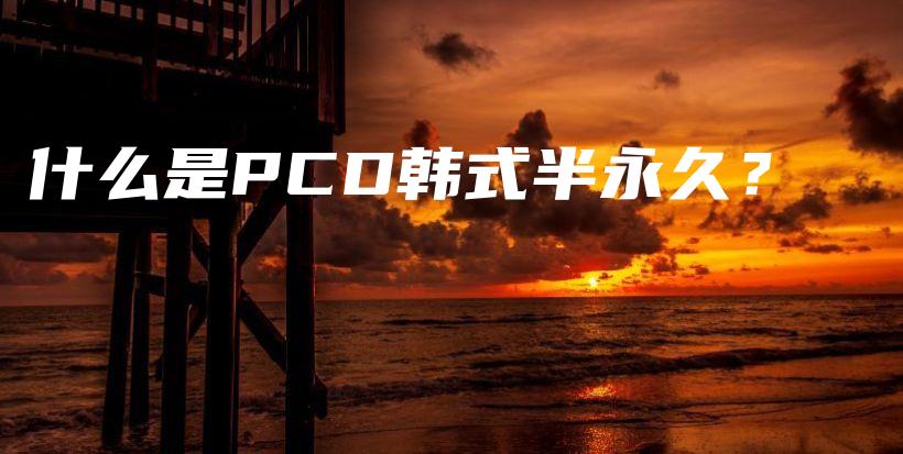 什么是PCD韩式半永久？插图